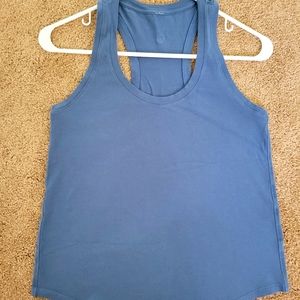 Lululemon women's blue racerback tank top, size 4